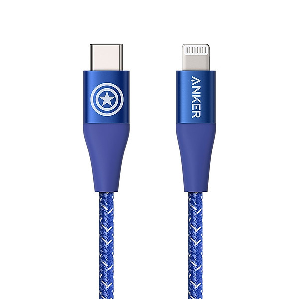 Cáp Sạc ANKER PowerLine+ II USB-C to Lightning - Phiên Bản Marvel - A9551 / A9548 - Hàng Chính Hãng