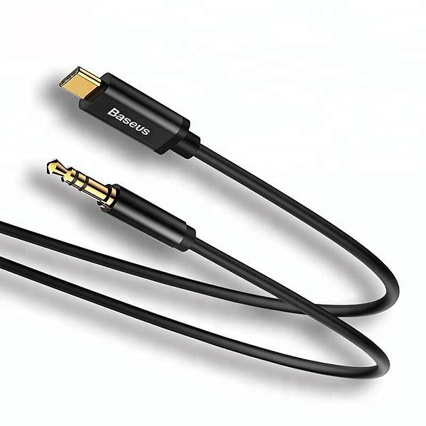 Cáp chuyển đổi type C sang jack 3.5 Baseus Cable Yiven Type-C male To 3.5 male Audio Cable M01 - Hàng chính hãng
