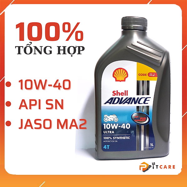 Nhớt Xe Máy Shell Advance Ultra 10W40 Nhập Khẩu Chính Hãng Có Chiết Lẻ