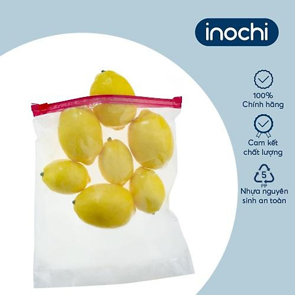 Túi zipper đa năng Shinshen 1L (có khóa kéo loại đỏ - đáy mở rộng) - Hộp 20 túi