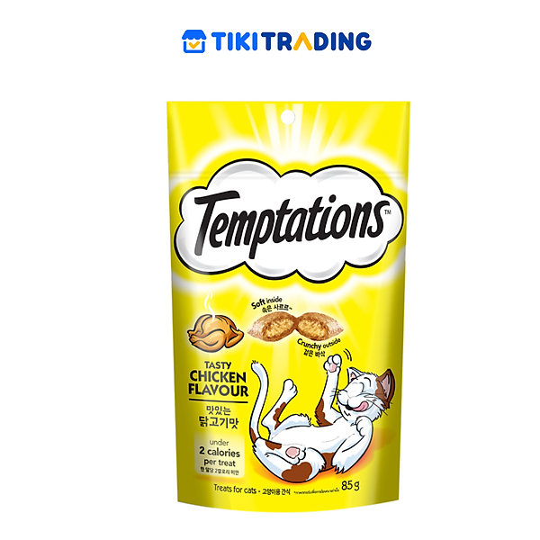 Bánh Thưởng Cho Mèo Temptations Vị Gà 75g/túi