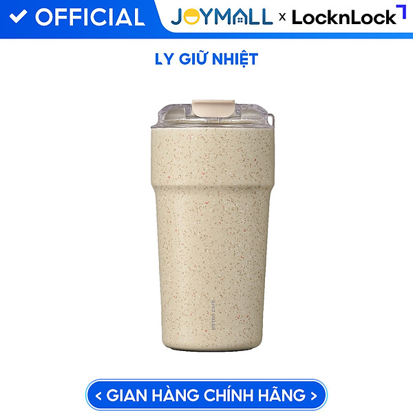 Ly giữ nhiệt 500ml LocknLock LHC4357 Metro Cafe Tumbler, Hàng chính hãng, Thép 304 không gỉ, có dây đeo tay - JoyMall