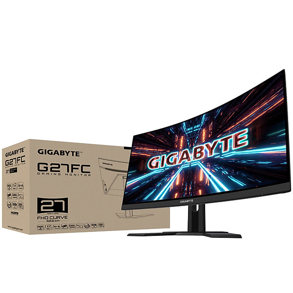 Màn hình LCD GIGABYTE G27FC-EK (1920 x 1080/VA/165Hz/1 ms/FreeSync, G-Sync compatible) – Hàng Chính Hãng