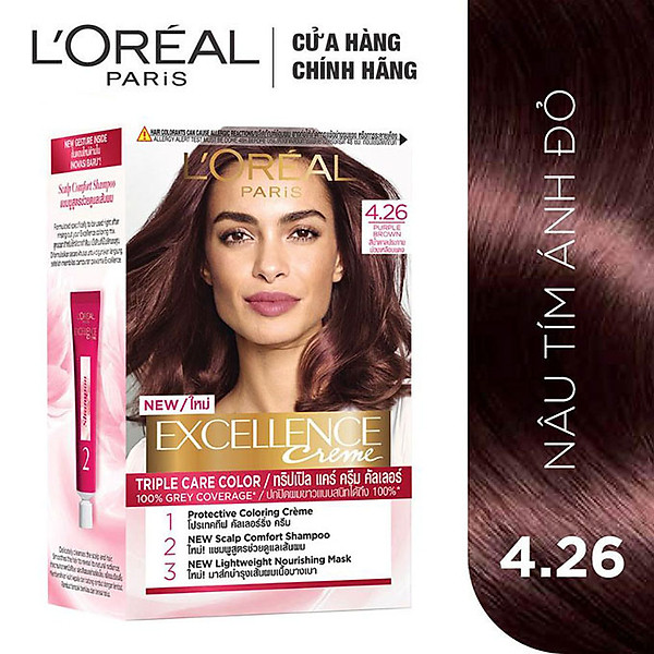 Kem Nhuộm Dưỡng Tóc Phủ Bạc L'Oreal Paris Excellence Crème 172ml