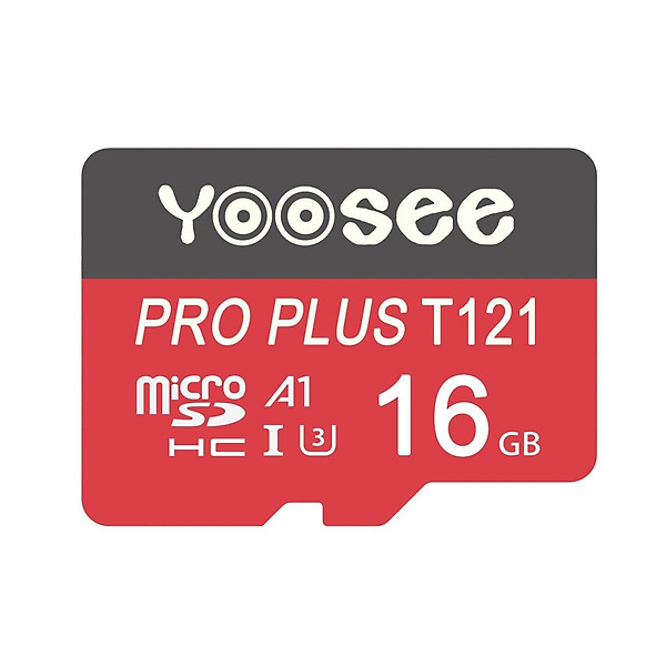 Thẻ nhớ microSDHC Yoosee Pro Plus 16GB A1 U3 4K R95MB/s W45MB/s (Đỏ) -Hàng nhập khẩu