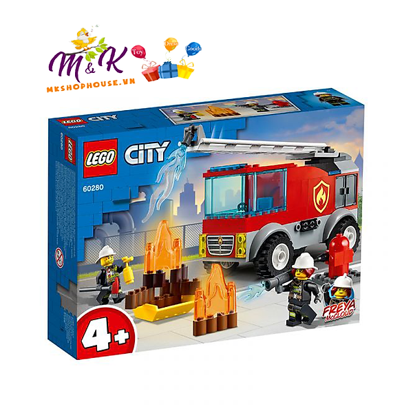 Đồ chơi LEGO City Xe Thang Chữa Cháy 60280