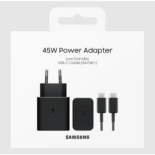 Bộ sạc Samsung 45W cổng type C + Cáp type C (EP-T4511)