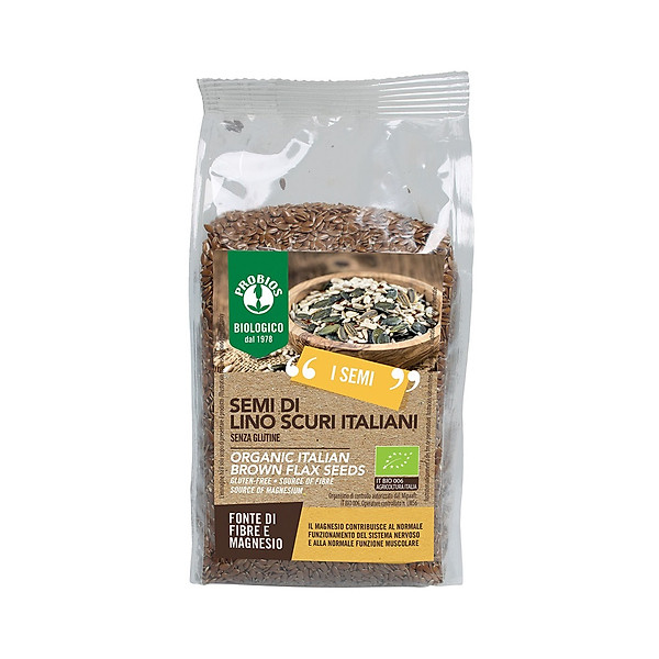 Hạt Lanh Nâu Hữu Cơ 500g ProBios Organic Italian Brown Flax Seeds