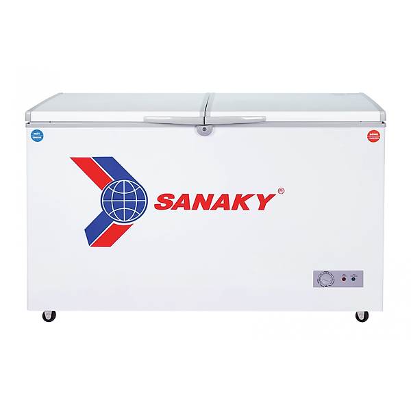 Tủ Đông Sanaky VH-405W2 2 Ngăn 2 Cánh Dàn Lạnh Nhôm (280L) - Hàng Chính Hãng