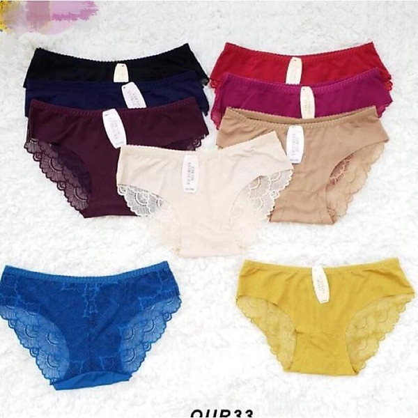 5 quần lót su thông hơi ren sau