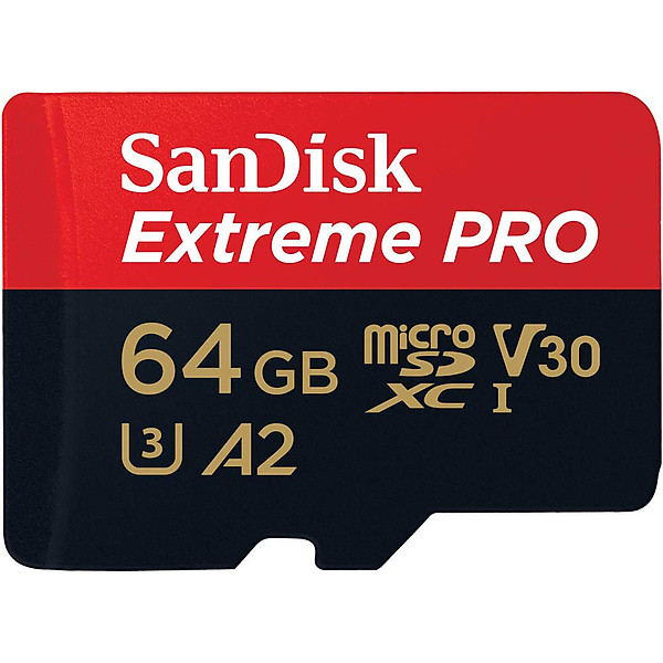 Thẻ Nhớ MicroSDXC SanDisk Extreme Pro V30 A2 64GB 200MB/s SDSQXCU-064G (New 2022) - Hàng Nhập Khẩu