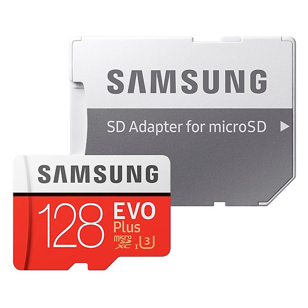 Thẻ Nhớ Micro SD Samsung Evo Plus 128GB U3 Class 10 – 100MB/s (Kèm Adapter)