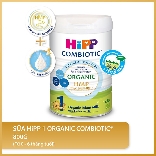 Sữa Bột Công Thức Hipp 1 Organic Combiotic 800G