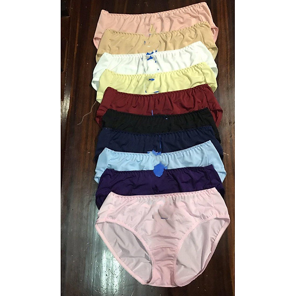 Set 10 quần lót nữ BIG SIZE dành cho người mập béo Thun lạnh Cạp cao Hàng Việt Nam