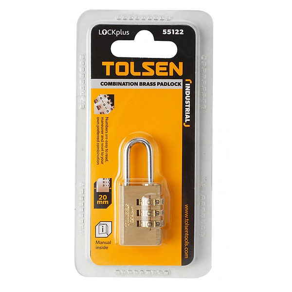 Ổ KHÓA ĐỒNG MẬT KHẨU 20mm, 30mm TOLSEN 55122, 55123 - HÀNH CHÍNH HÃNG ...