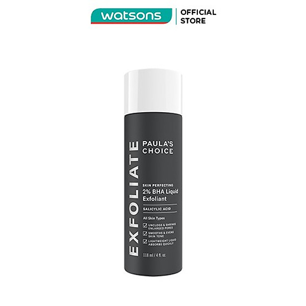 Dung Dịch Loại Bỏ Tế Bào Chết Paula's Choice Skin Perfecting 2% BHA 118ml