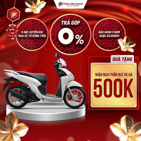 Xe Máy Honda Vision 2025 - Phiên Bản Tiêu Chuẩn