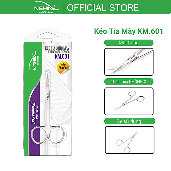 Kéo Cá Nhân Thép Không Gỉ Kềm Nghĩa KM-601