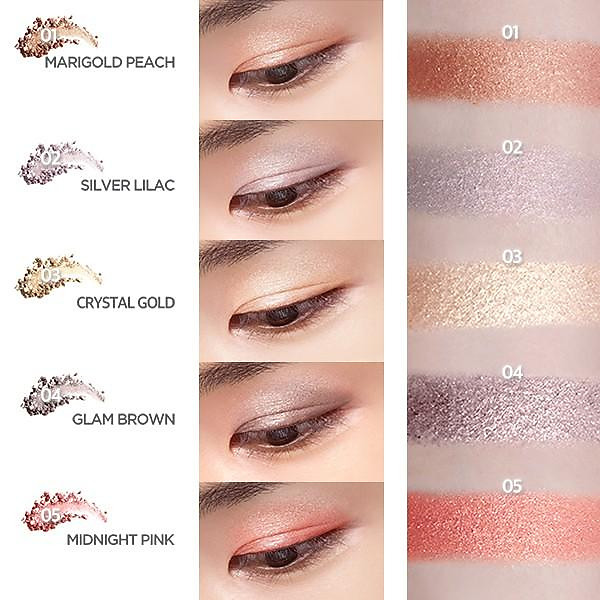 Phấn Mắt Klavuu Hàn Quốc Lấp Lánh Urban Pearlsation Sparkle Eyeshadow