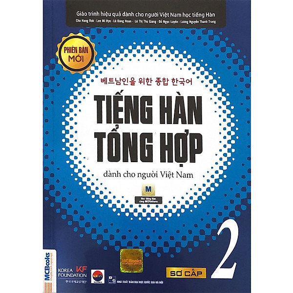 Tiếng Hàn Tổng Hợp Dành Cho Người Việt Nam – Sơ Cấp 2 (Bản Đen Trắng)