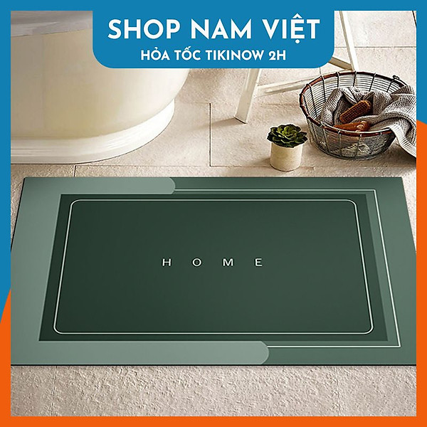 Thảm nhà tắm, nhà bếp siêu thấm nước, chống trơn trượt tối giản, hiện đại NAVIVU