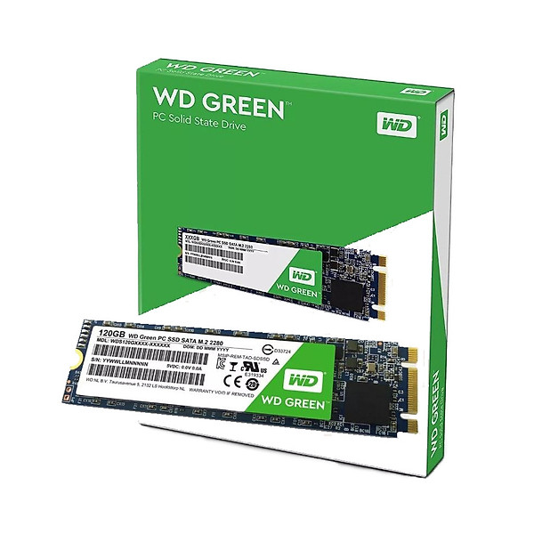 Ổ cứng SSD WD Green 120GB M.2 2280 SATA III [ Chính Hãng ]