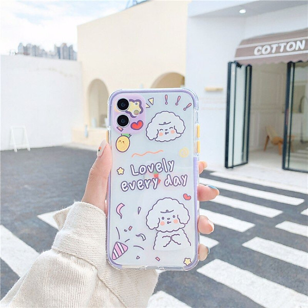 Ốp Lưng iPhone Viền Chống Trượt Lovely Everyday Dành Cho iPhone 6 / 6 Plus / 7 / 7 Plus / 8 / 8 Plus / X / Xs / Xs Max / 11 / 11 Pro / 11 Pro Max / 12 / 12 Pro / 12 Pro Max