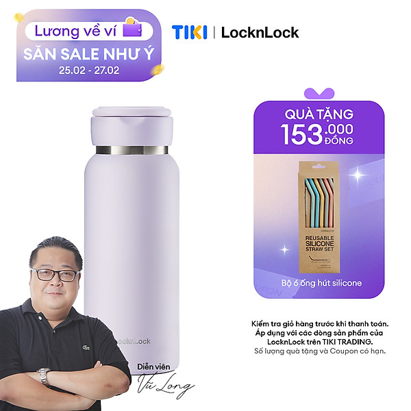 Bình giữ nhiệt Sling Ring Tumbler LocknLock LHC4321/LHC4322 - Hàng chính hãng