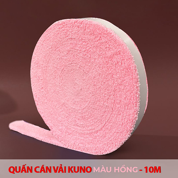 Quấn Cán Vải Cầu Lông Bám Tay, Siêu Êm, Thấm Hút Mô Hôi Cao Cấp, Dài 10m