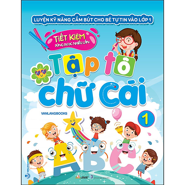 Tập Tô Chữ Cái – Tập 1 (Kèm Bút Lông Bảng)