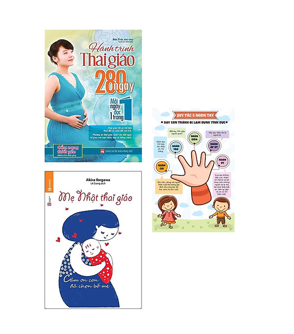 Combo Sách Thai Giáo Đồng Hành Cùng Mẹ Bầu và Thai Nhi hover