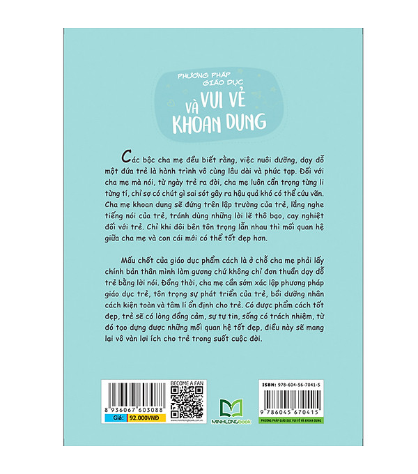 Phương Pháp Giáo Dục Vui Vẻ Và Khoan Dung – Cha Mẹ Giáo Dục Đúng Cách, Trẻ Hưởng Lợi Cả Đời hover