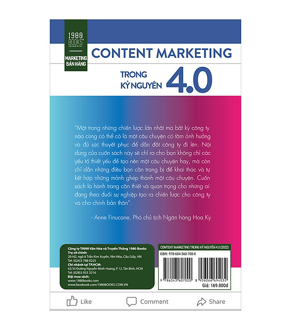 Content Marketing Trong Kỷ Nguyên 4.0 ( Tái Bản) hover