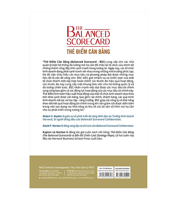 Thẻ điểm cân bằng – The Balanced Scorecard (tái bản) – Robert S. Kaplan, David P. Norton hover