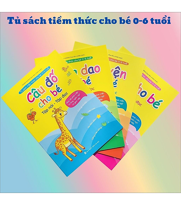 Sách – Tuyển tập Thơ – Truyện – Đồng dao – Câu đố cho bé từ 0-6 tuổi (sách có kèm file nghe) giúp trẻ tập nói tập đọc