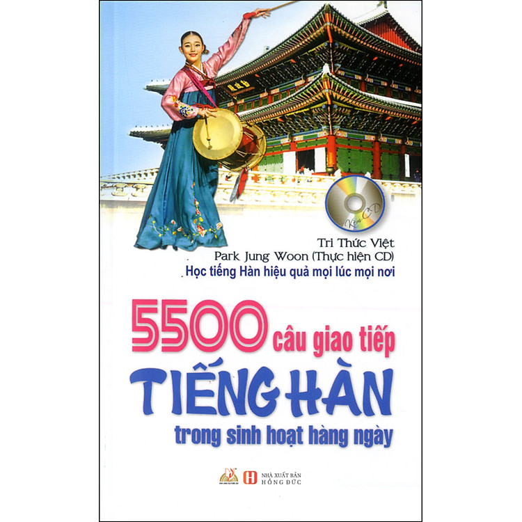 Sách 5500 Câu Giao Tiếp Tiếng Hàn Trong Sinh Hoạt Hàng Ngày (Kèm CD) (Tái Bản)