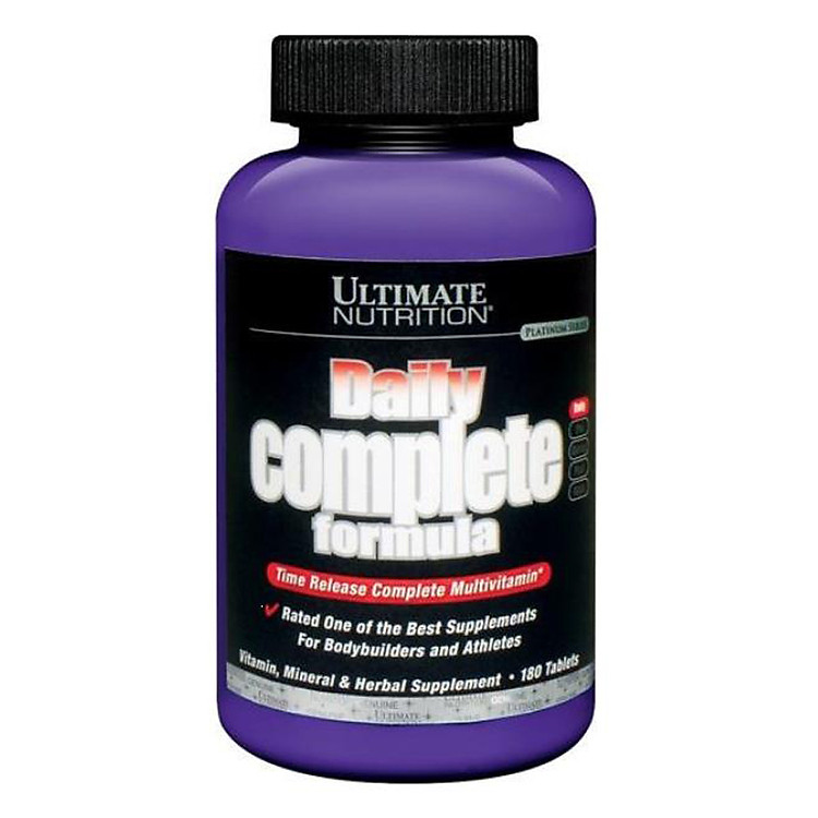 Viên Uống Bổ Sung Vitamin Daily Complete Formula Ultimate Nutrition SMUN310 (180 Viên)