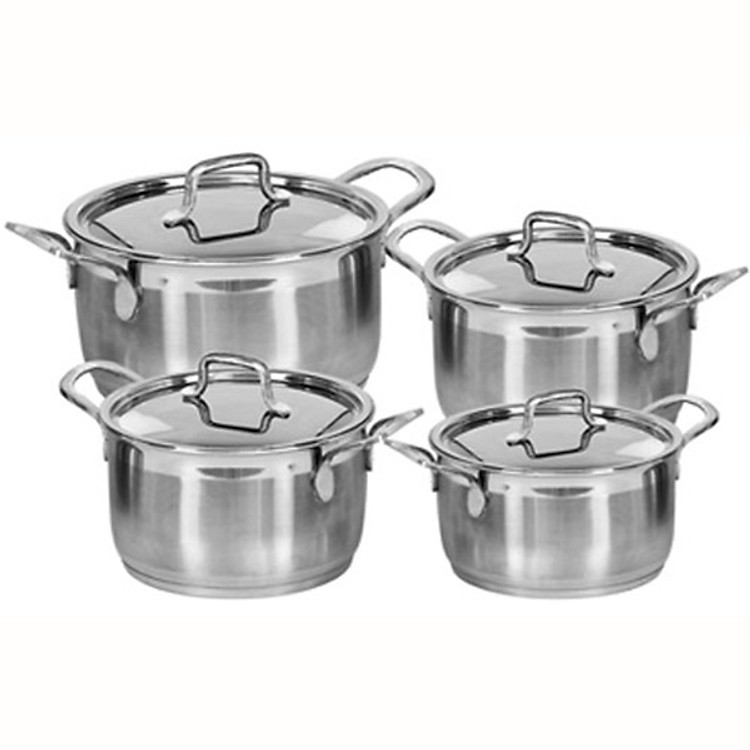 Bộ Nồi Inox Happy Cook Elegan 3 Đáy EL-08IH