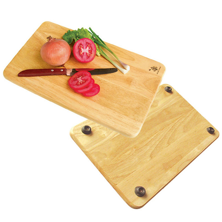 Thớt Chữ Nhật Gỗ Đức Thành Có Đế 350 – 00281