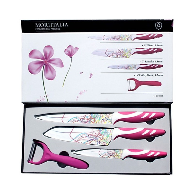Dao Bộ 03 Món Kèm Dao Bào Fiore Moriitalia - MS-04-28PL