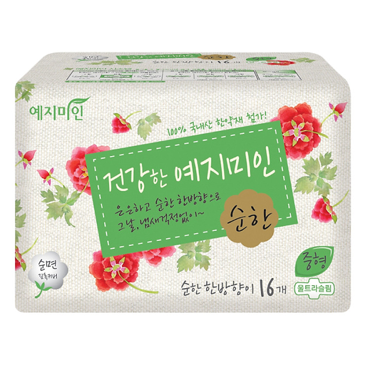 Băng Vệ Sinh Yejimiin Mild Cotton 16 Miếng Size M - 01011MYMKR