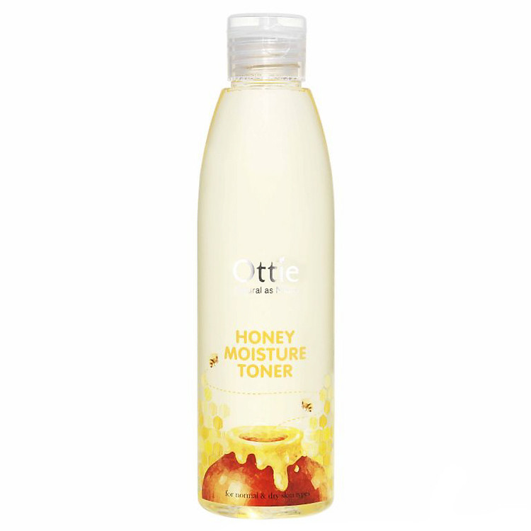 Nước Hoa Hồng Làm Mềm Da, Giữ Ẩm Tối Đa Từ Mật Ong Ottie Honey Moisture Toner - 0103 (200ml)