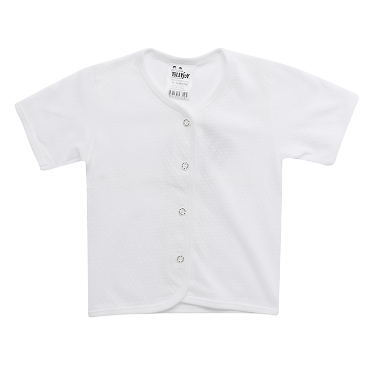 Áo Ngắn Tay Cho Bé Tolly Joy 579 – Trắng