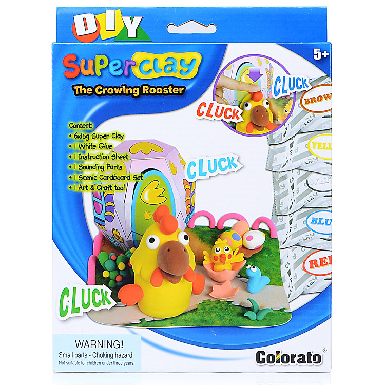 Bộ Đất Nặn Tạo Hình Con Gà Trống Artrain - HK-SPC308X/4