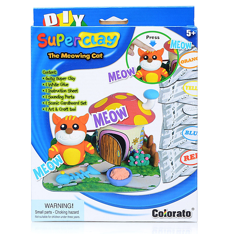 Bộ Đất Nặn Tạo Hình Con Mèo Artrain - HK-SPC308X/1