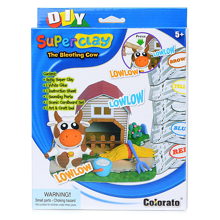 Bộ Đất Nặn Tạo Hình Con Bò Artrain - HK-SPC308X/3