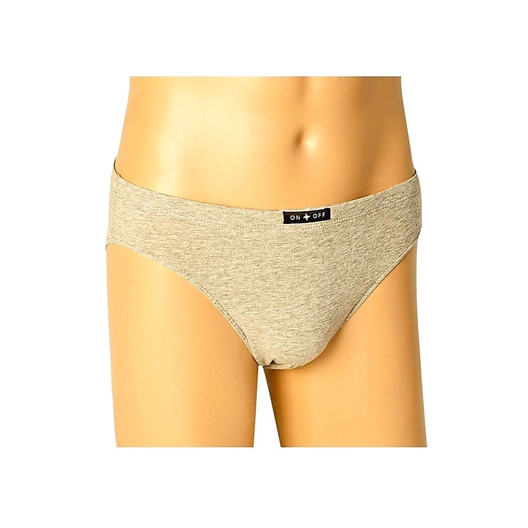 Quần Lót Nam Bikini Thun Bọc ON&OFF 0202010 - Xám Nhạt