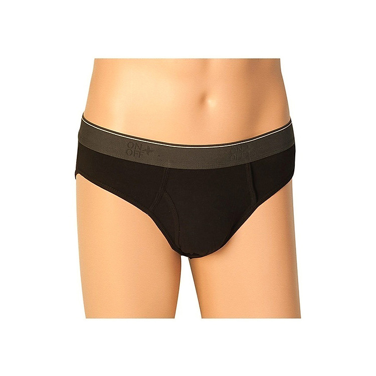 Quần Lót Nam Bikini Thun Rời Có Moi ON&OFF 0202017 - Đen
