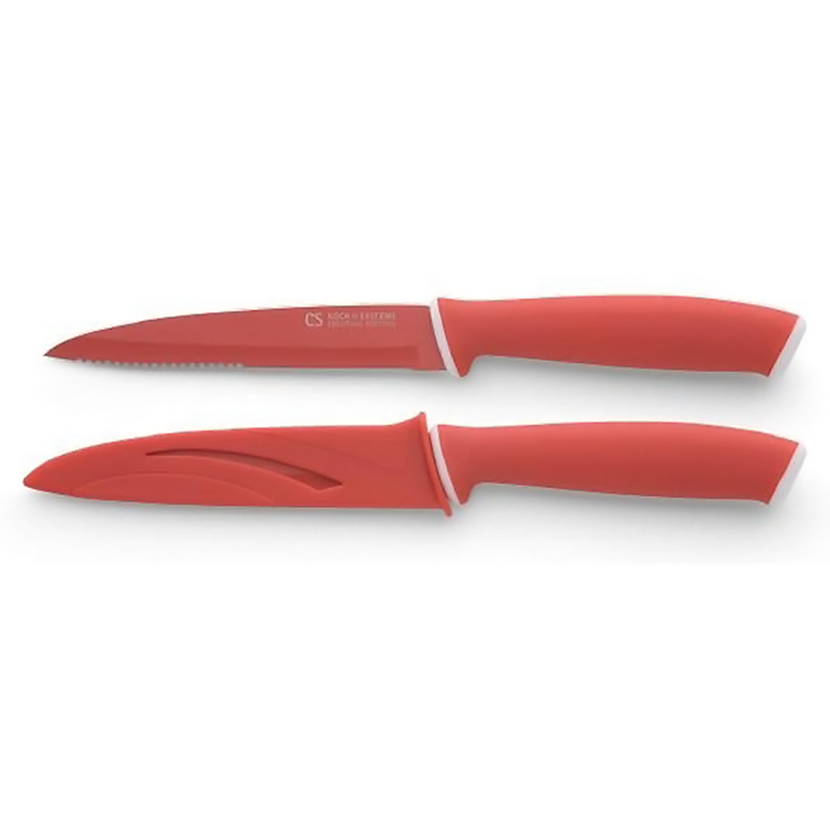 Dao Bếp CS Màu Đỏ 13cm Good4U 029760