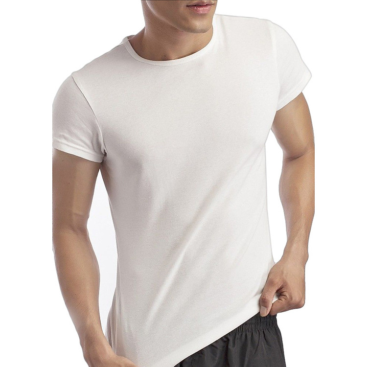 Áo Lót Nam Body Cổ Tròn 0302011 - Trắng